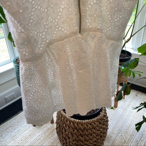 Lilly Pulitzer Top Lace Floral Preppy V - Picture 9 of 10